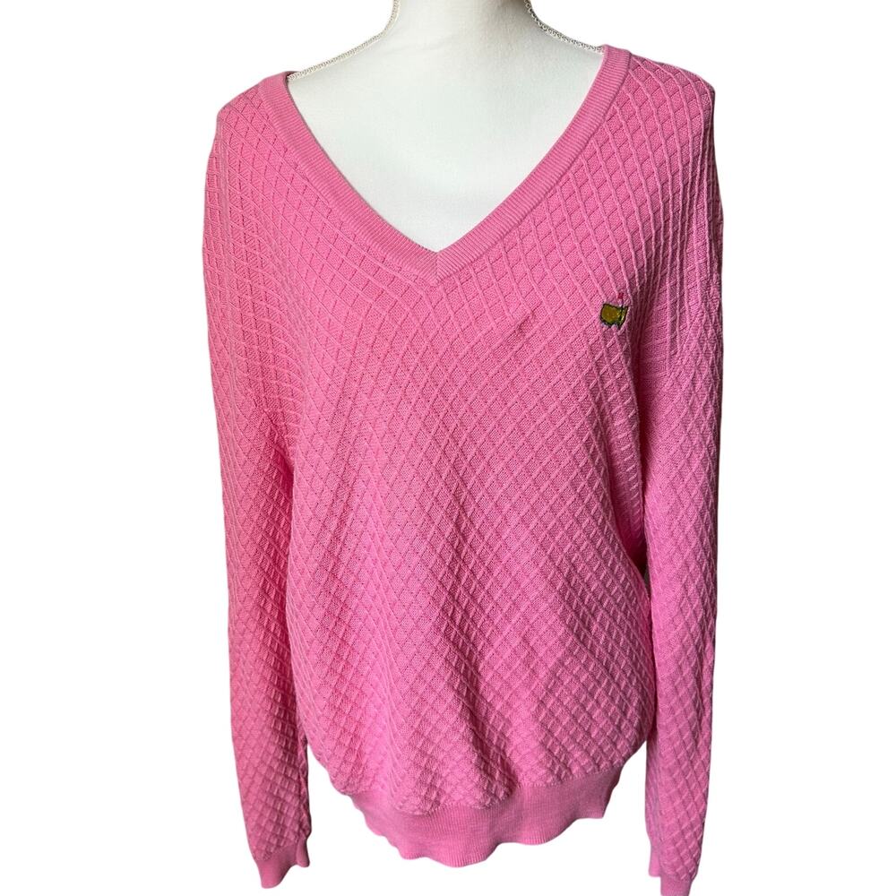 Magnolia Lane Augusta Masters Tournament Pink Oversized Sweater XL - Picture 1 of 6